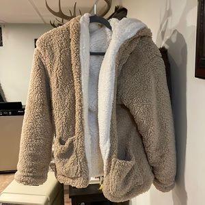 Reversible Sherpa jacket
